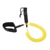 Surfing Foot Rope 7mm 10ft Coiled Spring High Elastic Adjustable