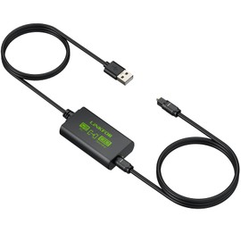 LiNKFOR USB to Optical Audio Adapter for PC, USB-A to SPDIF Digital Audio Converter with 96kHz Hi-Res Sound, Plug & Play with 2m Cables for Soundbar, AV Receiver, DAC