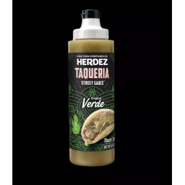 Herdez Taqueria Street Sauce Original Verde (Green) Mild 9oz Bottle