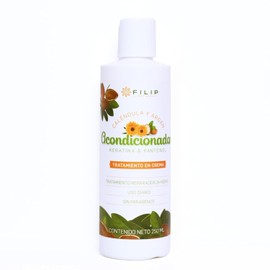 Acondicionador Natural de Caléndula y Argán | Nutre, Suaviza y Repara Cabello Seco o Maltratado | Sin Parabenos | 250 ml
