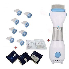 Electric Vacuum Lice Comb - Out Performs Other Head Lice Combs and Lice Shampoo - Removes Lice and Eggs (E-Comb (11 Filters))