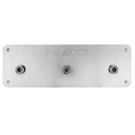 PWACCS Foam Cannon Holder - Pressure Washer Nozzle Tip Holder, Wall Mountable Foam Cannon Holder Pressure Washer Accessories Storage Rack - Stainless Steel Construction Fit 1/4" Quick Connector