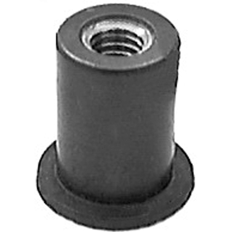 25#10-32 Thread Well Nut 3/8" Hole .500 Head Diameter