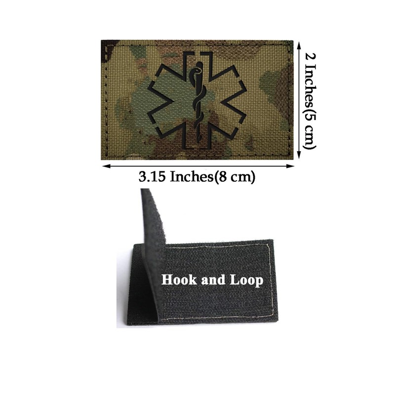 2 PCS AliPlus Rescue Patches IR Infrared Reflective Patch Laser