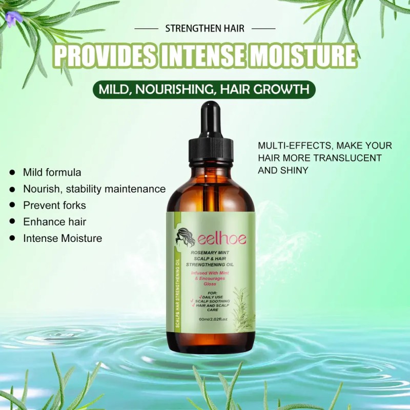 Aceite Esencial Eelhoe Rosemary Hair Care, Reparador Para Ca