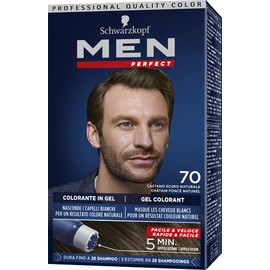 COLORANTE per capelli Gel Senza Ammoniaca Men Perfect N 70 Castano Scuro Naturale