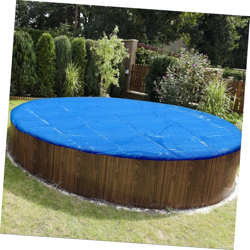 MERRYHAPY 10-foot Diameter Round Pool Cover Weatherproof Ideal for Inflatable