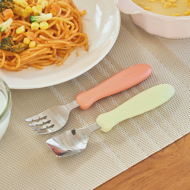 EDISONmama Fork & Spoon 5.5 inches, 1.5 years and up,