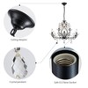 WUZUPS 9-Light Crystal Candle Chandelier Pendant Flushmount Ceiling Light Modern