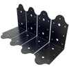 4 Pcs Heavy Duty Flush Inside 90-Degree Angle Bracket Steel