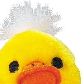 Kutie Pies Plush Dog Toys Colorful Adorable Soft Squeaker for Puppies 4 3/4" (Full Set - All 4 Toys)