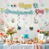 LOONELO Happy Grandparents Day Hanging Swirls Decorations, 12PCS Love Grandma