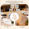 2Pcs Mini Easels Stand,Small Wooden Easel Canvas Stand for Display