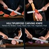KEEMAKE Brisket Knife, 12 Inch Carving Knife, Razor Sharp German