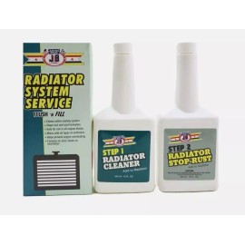 Justice Bros. NEW Justice Bros Radiator System Service Cleaner & Stop-Rust 15oz. Bottles RS200