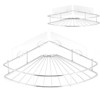 Stainless Steel Bathroom Corner Shelf Shower Shampoo Soap Storage Organizer