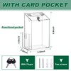 Juexica Acrylic Suggestion Box with Lock Clear Donation Box with