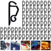 TITE 100 PCS Mini Plastic Gutter Hanging Hooks Outdoor Christmas