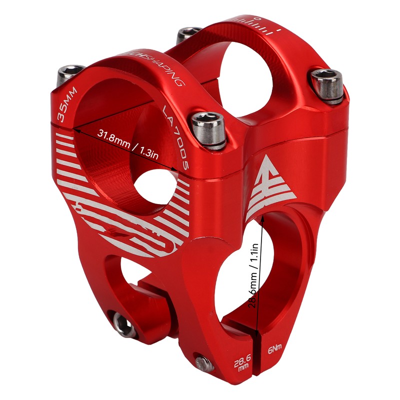 Aluminum Alloy Bicycle Stem 31.8mm Bike Short Stem for Road