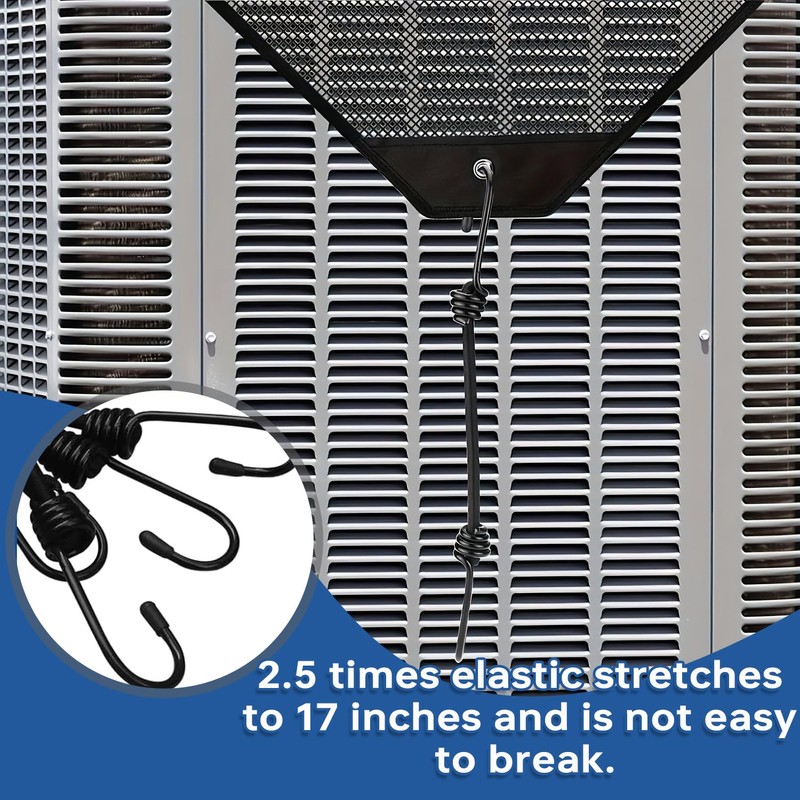 BOJACK 28x28 Central Air Conditioner Cover for Outside Units, Top