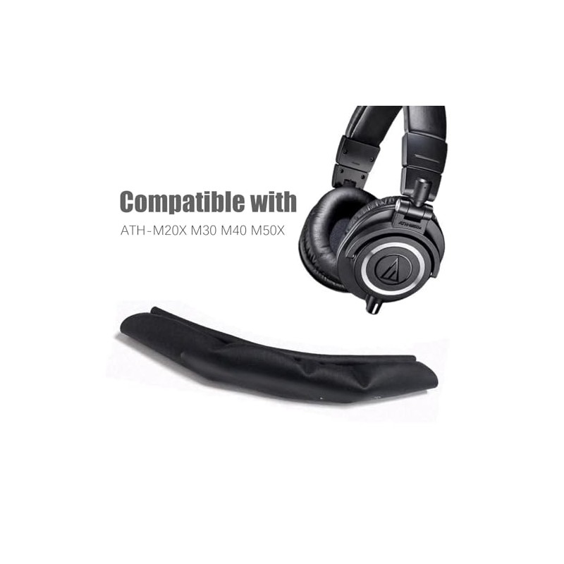 INF Headband Cushion for Audio-Technica ATH-M20X M30 M40 M50X, Long