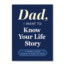 Gifts for Dad from Daughter Son, Dad I Want to Know Your Life Story Journal, Memory and Keepsake Book for Father to Fill out about His Life, Sentimental Gifts for Birthday and Christmas, Fathers Day