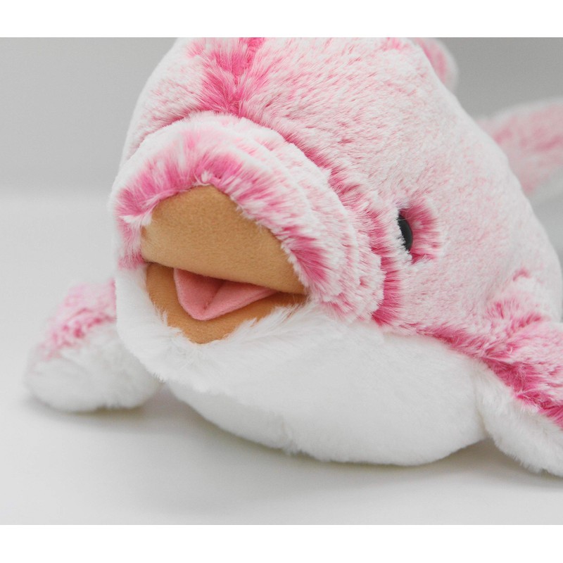 Aurora World Plush pauda-kizzu Dolphin Pink