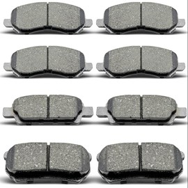 Juego de pastillas de freno cerámicas delanteras y traseras de 8 piezas para Dodge Avenger Caliber, para Jeep Compass Patriot, para CHRYSLER 200 SEBRING