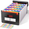 ABC life Document Folder A4 26 Compartments Expanding Folder Sorting