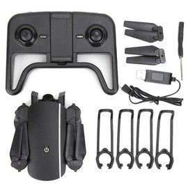 1808 Foldable Black WiFi FPV 1080P Camera Optical Flow Positioning RC Drone