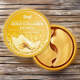S&P Eye Wrinkle Eye Care Gold Collagen Eye Patches, 6 Pieces, 60 Pieces / 에스엔피 눈가 주름 아이케어 골드 콜라겐 아이 패치 6개 60개입