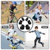 Wemfg Kids Protective Gear Set Knee Pads for Kids 7-13