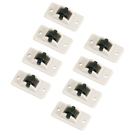 Astro Mini Caster Set of 8, Light Gray, Wheels Black, Double-Sided Stickers Included, Easy Installation, DIY Parts, Coro, Storage, Small