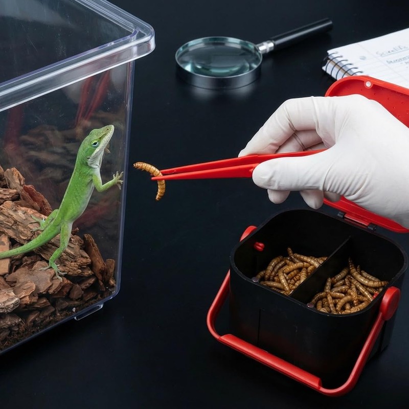 Mealworms Breeding Box Feeding Kit to Breed Live Worms for