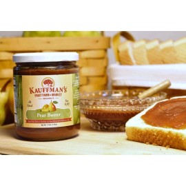 Kauffman Orchards Pear Butter Spread, 17 oz. Jar - 17 Ounce Jar (Pack of 2)