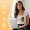 ID Badge Holder with Lanyard and Retractable Reel Clip, Bigfoot