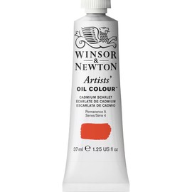 Winsor & Newton Artists' Pintura de Óleo, Rojo (Cadmium Scarlet), 37 ml