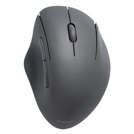 Elecom M-SH20BBSKBK Wireless Mouse, Bluetooth Mouse, Silent, Antibacterial, 5 Buttons, Black
