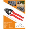 AMZCNC 1/8” Wire Rope Crimping Tool Hydraulic Hand Crimper Tool