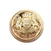 Fashion Decorative Metal Buttons Lace Mesh Surafce With Logo Coat