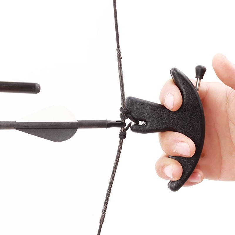LIZHOUMIL Thumb Bow Release, 3 Finger Thumb Trigger Caliper Grip