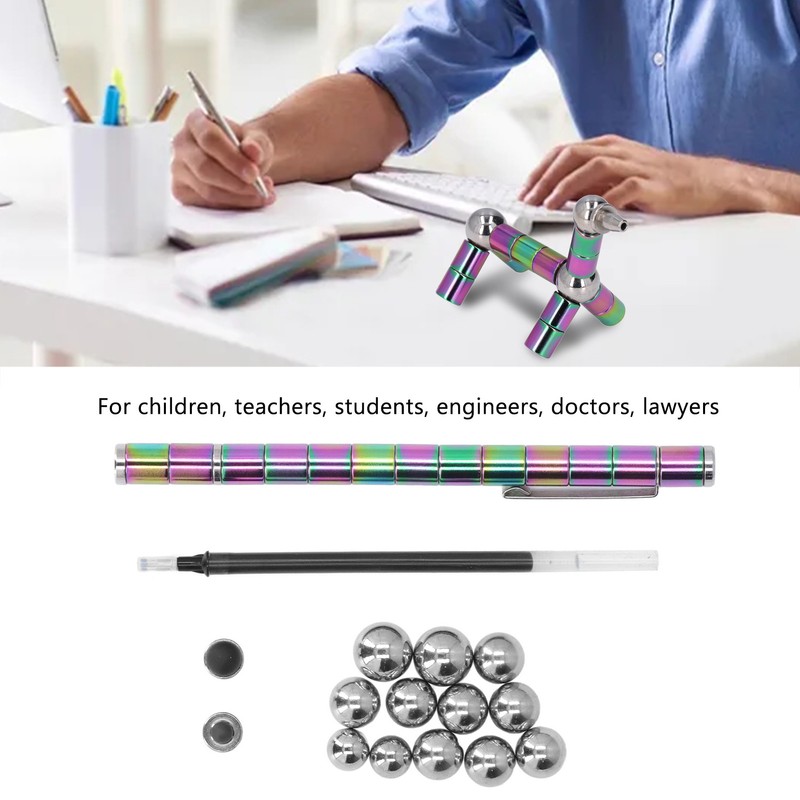 Magnetic Pen Toy Stress Relief Decompression Magnetic Metal Writing Pen