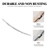 HDBUBALUS Chrome Fairing Windshield Windscreen Trim For Harley Electra Street