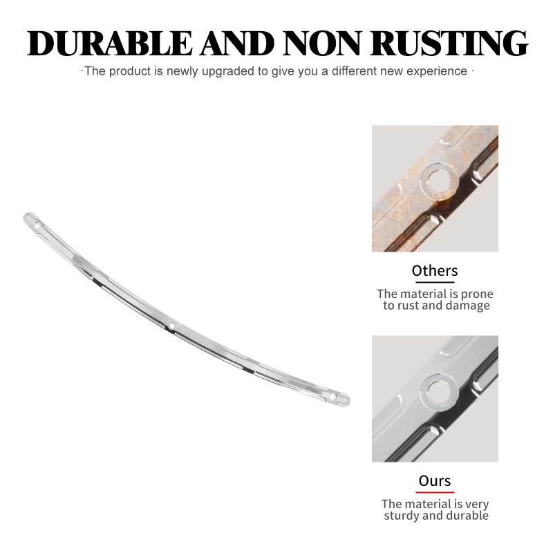 HDBUBALUS Chrome Fairing Windshield Windscreen Trim For Harley Electra Street