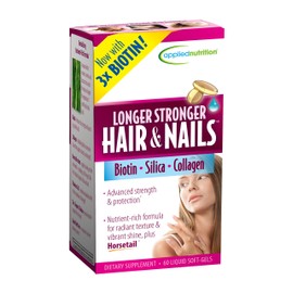 Applied Nutrition Longer, Stronger Hair and Nails 60-Count (Pack 2)
