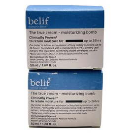 belif 2 belif the true cream moisturizing bomb 1.68oz scuffed box