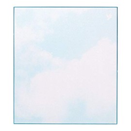 DESIGNPHIL 33126006 Midori Shikishi, Colored Shikishi, Sky Blue, Set of 10
