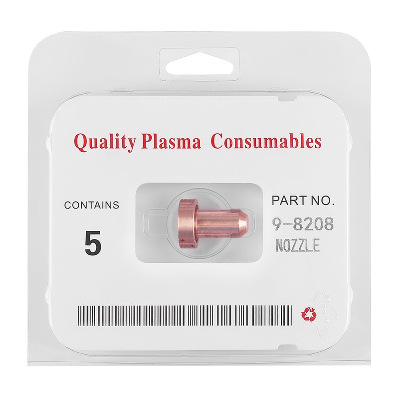 5Pcs 9-8208 40A Plasma Nozzle Tips Fit for Thermal Dynamics