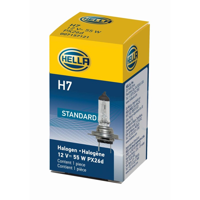 Foco HELLA STANDARD H7. Número de parte HELLA: H7 En