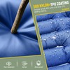 Double Sleeping Pad - Ultralight Sleeping Mat with Built-in Foot